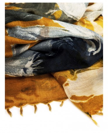 Палантин Женский W40-LA.PEINTURE/JAUNE